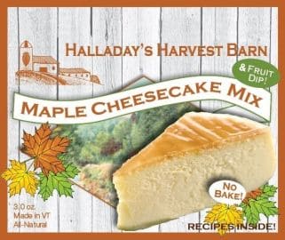 Halladay's Maple Cheesecake Mix