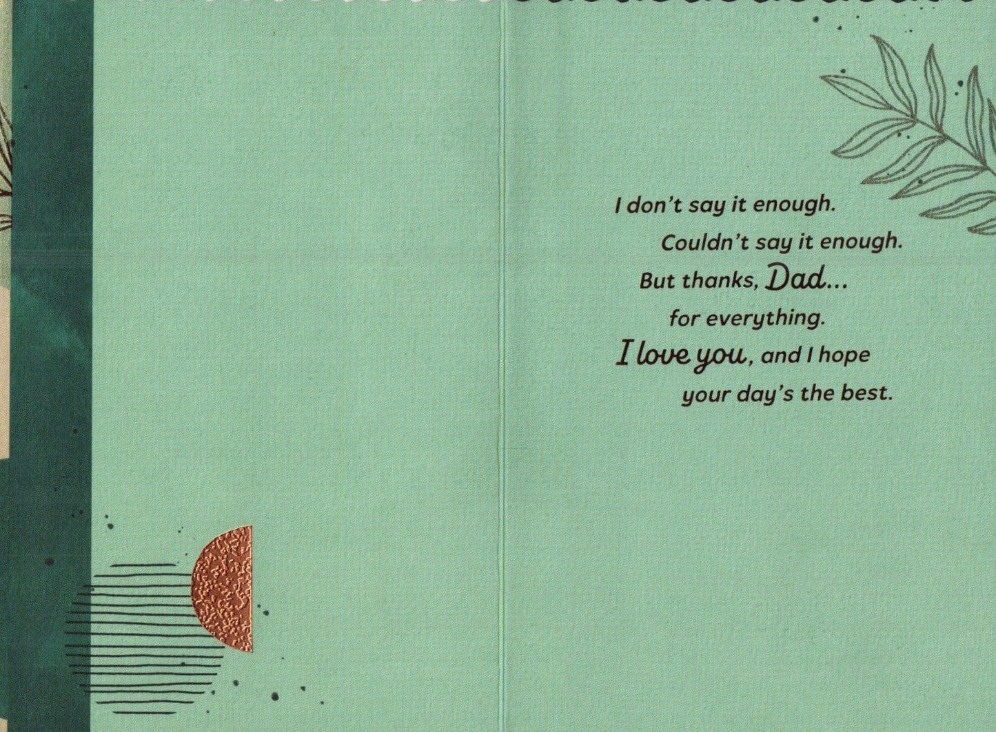 Love You Dad Card