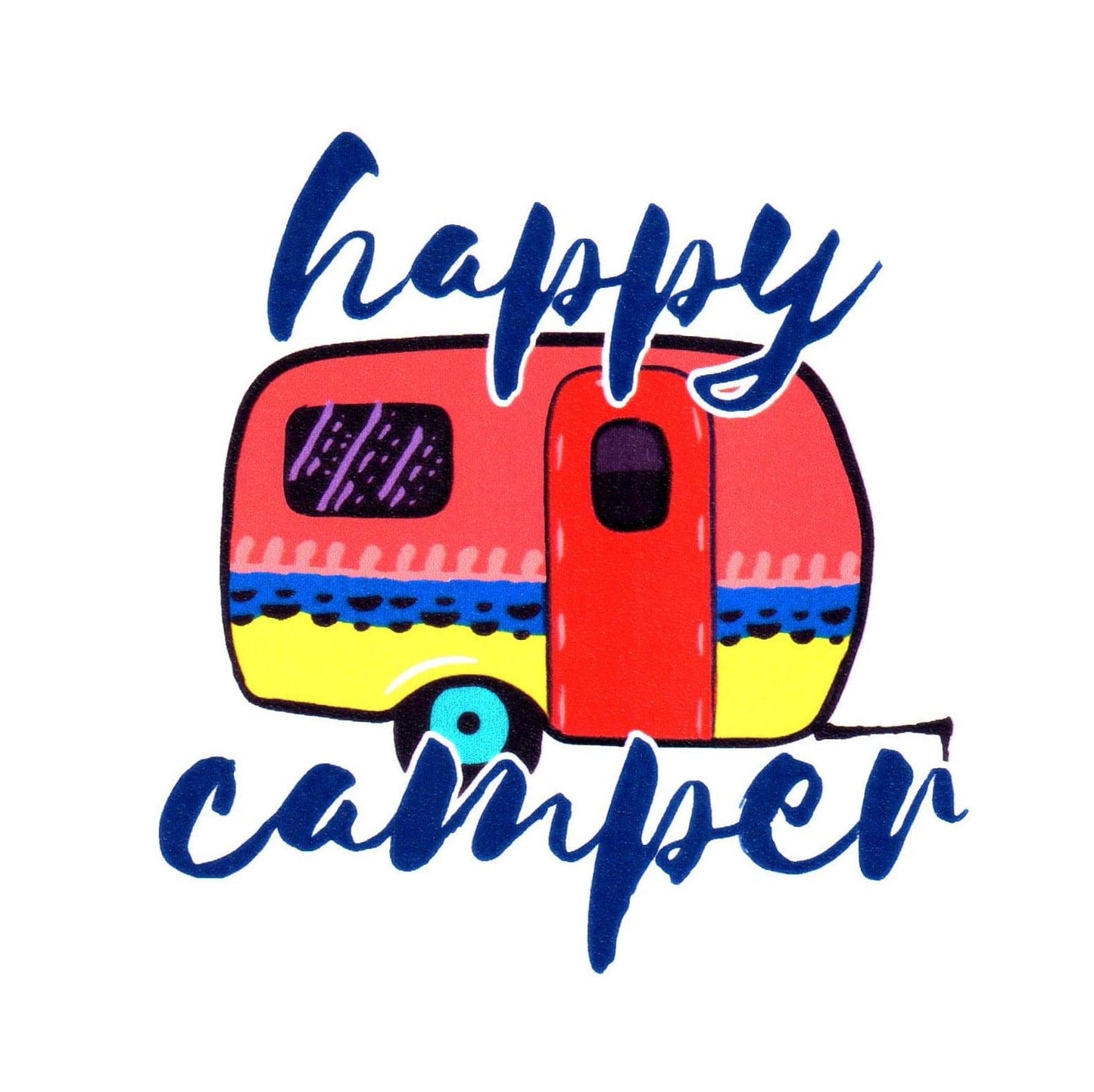 Happy Camper Color Sticker