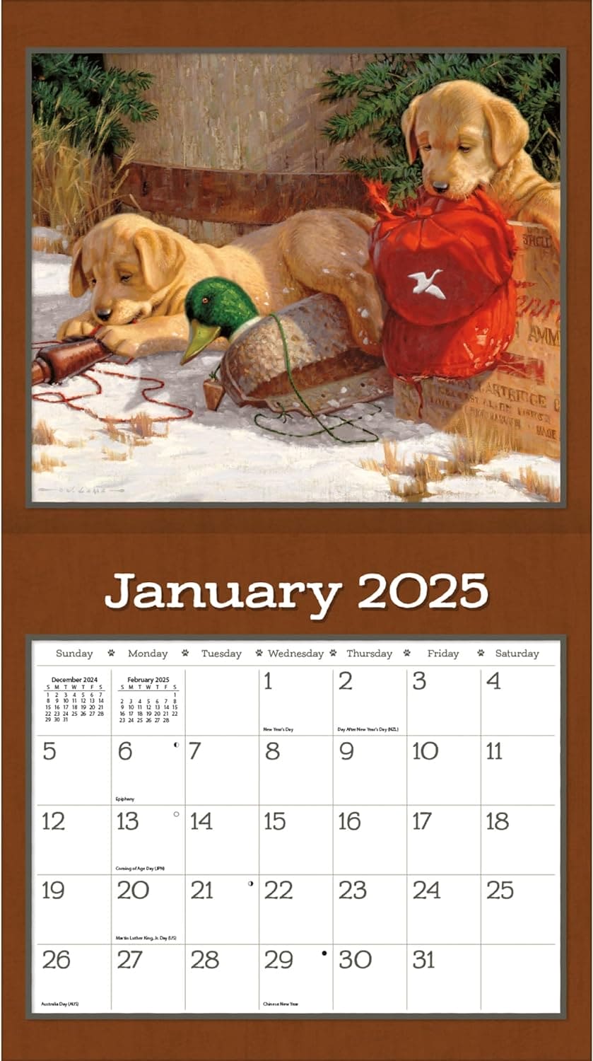 Puppy 2025 Wall Calendar