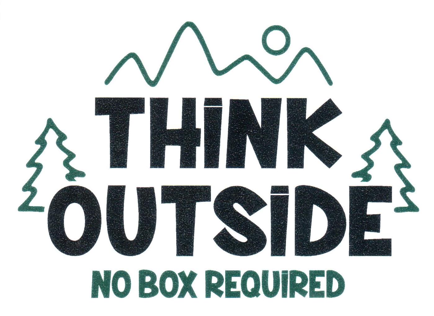 Think Outside Sticker