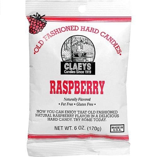 Claeys Old Fashioned Hard Candy Natural Raspberry