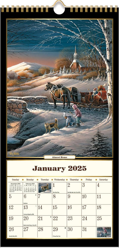 Terry Redlin 2025 Vertical Wall Calendar