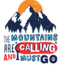 The Mountains Are Calling Sticker