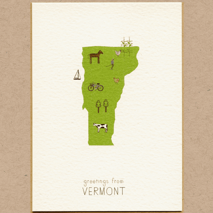 Hello from Vermont Greeting Cards Set