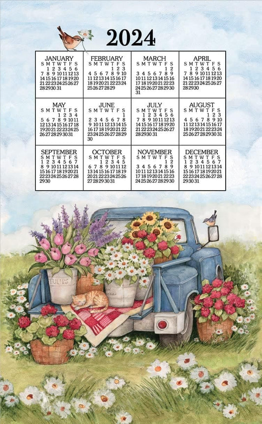 2024 Linen Calendar - Flower Truck