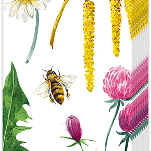 Pocket Tissues Pack of 10 Bee - Grateful