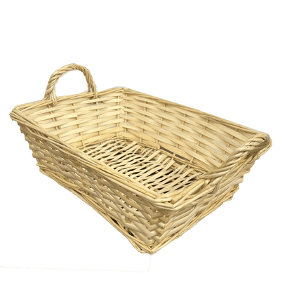 Woven Rectangular Basket Tray w/Ear 12"