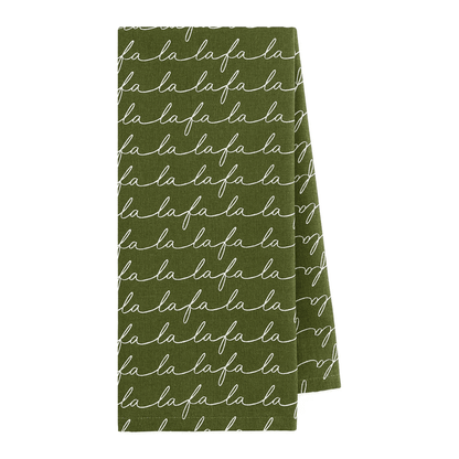 Under the Mistletoe Dishtowel -