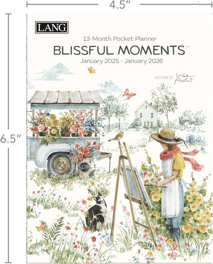Blissful Moments 2025 Monthly Pocket Planner
