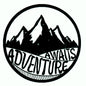 Mountains Adventure Awaits Sticker