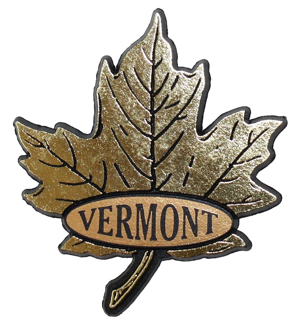 Vermont Leaf Mini Magnet -