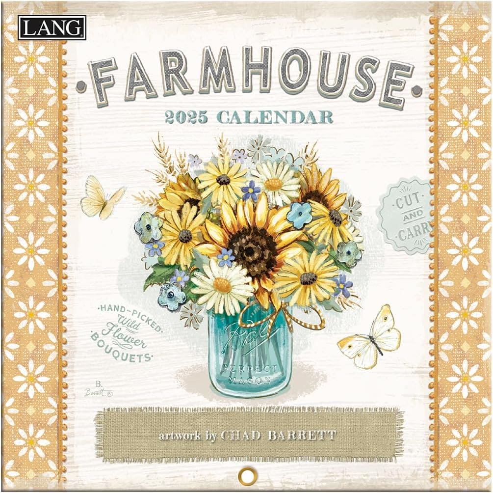 Farmhouse 2025 Mini Wall Calendar