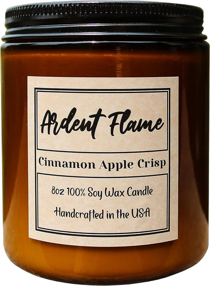 Ardent Flame Candle - Cinnamon Apple Crisp 8oz. - Shelburne Country Store