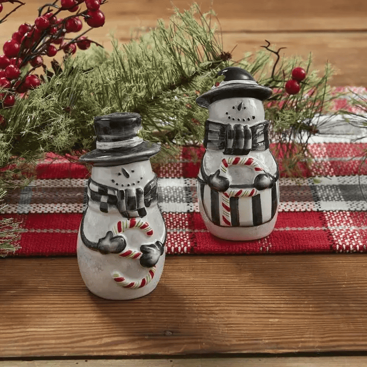 Sketchbook Snowman Salt and Pepper Set