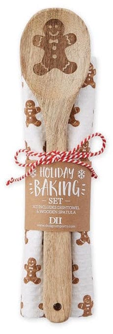 Holiday Baking Dishtowel & Spoon Gift Set -