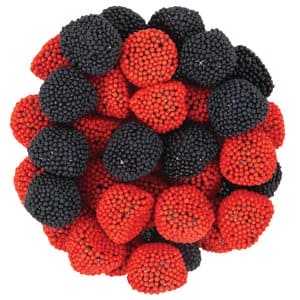 Verburg Gummy Black & Red Berries - 1 pound