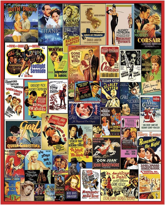 Classic Movie Posters - 1,000 Piece Jigsaw Puzzle