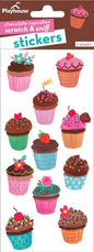 Chocolate Cupcakes Scratch & Sniff Stickers