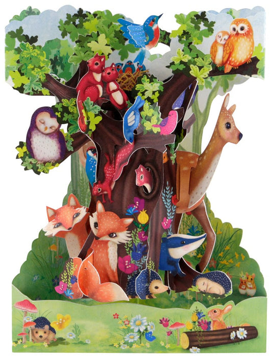 Forest Animals   - Swing Card