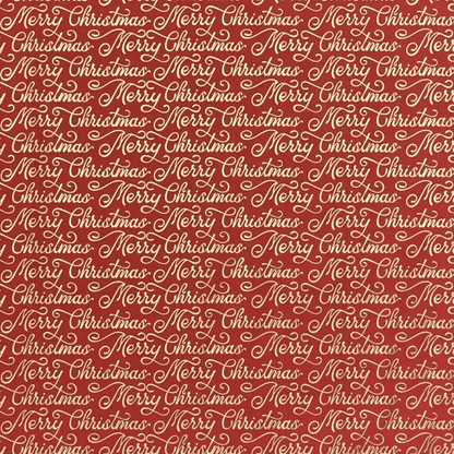 Merry Christmas Script Stone Wrapping Paper