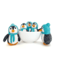 Felt Penguin with Blue Accessories