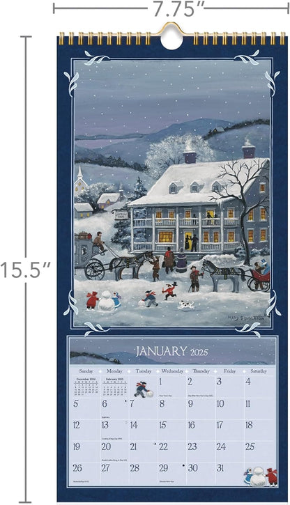 Lang Folk Art 2025 Vertical Wall Calendar