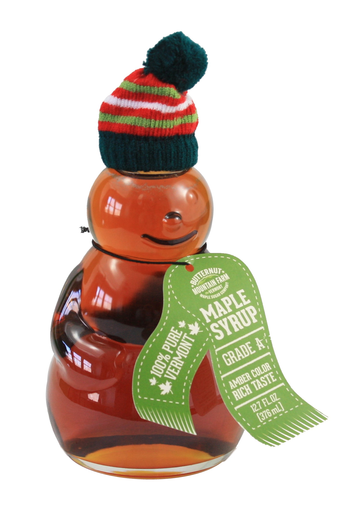 Snowman Glass Bottle Vermont Maple Syrup - 12.7oz - Grade A Amber