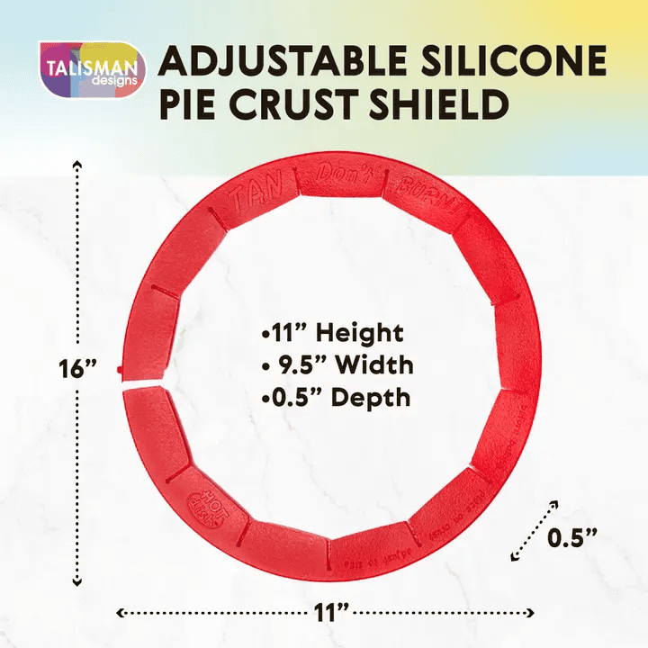 Adjustable Pie Crust Shield - 8"-11.5"