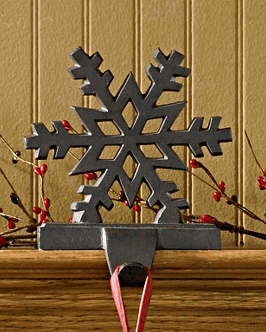 Snowflake Stocking Hanger - Iron