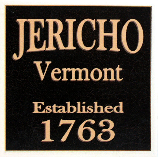 Local Towns Ceramic Coaster -  Jericho