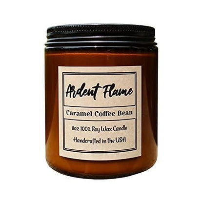 Ardent Flame Candle - Caramel Coffee Bean 8oz.