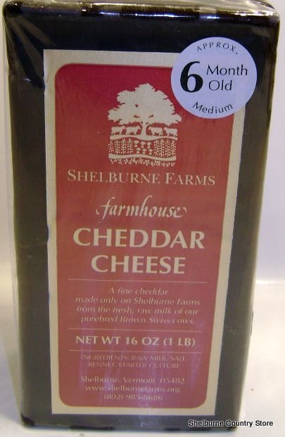 Shelburne Farms Cheddar Cheese -6 Month -