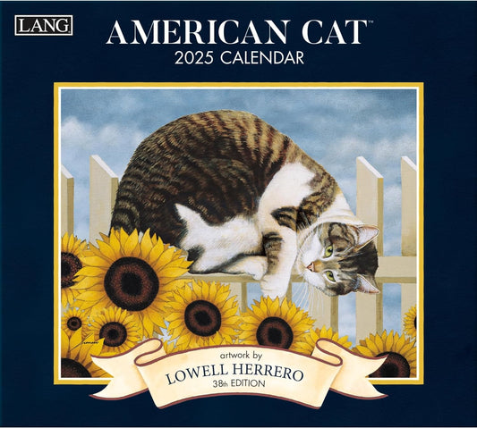 American Cat 2025 Wall Calendar