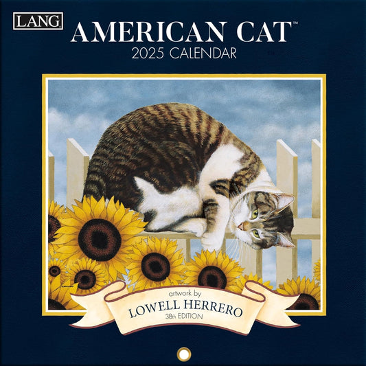 American Cat 2025 Mini Wall Calendar
