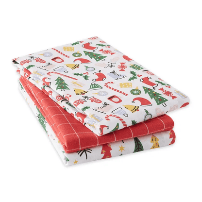 Holiday Vibes Set of 3 Dishtowels