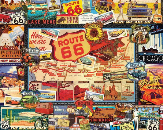 Route 66 - 1000 Piece Jigsaw Puzzle