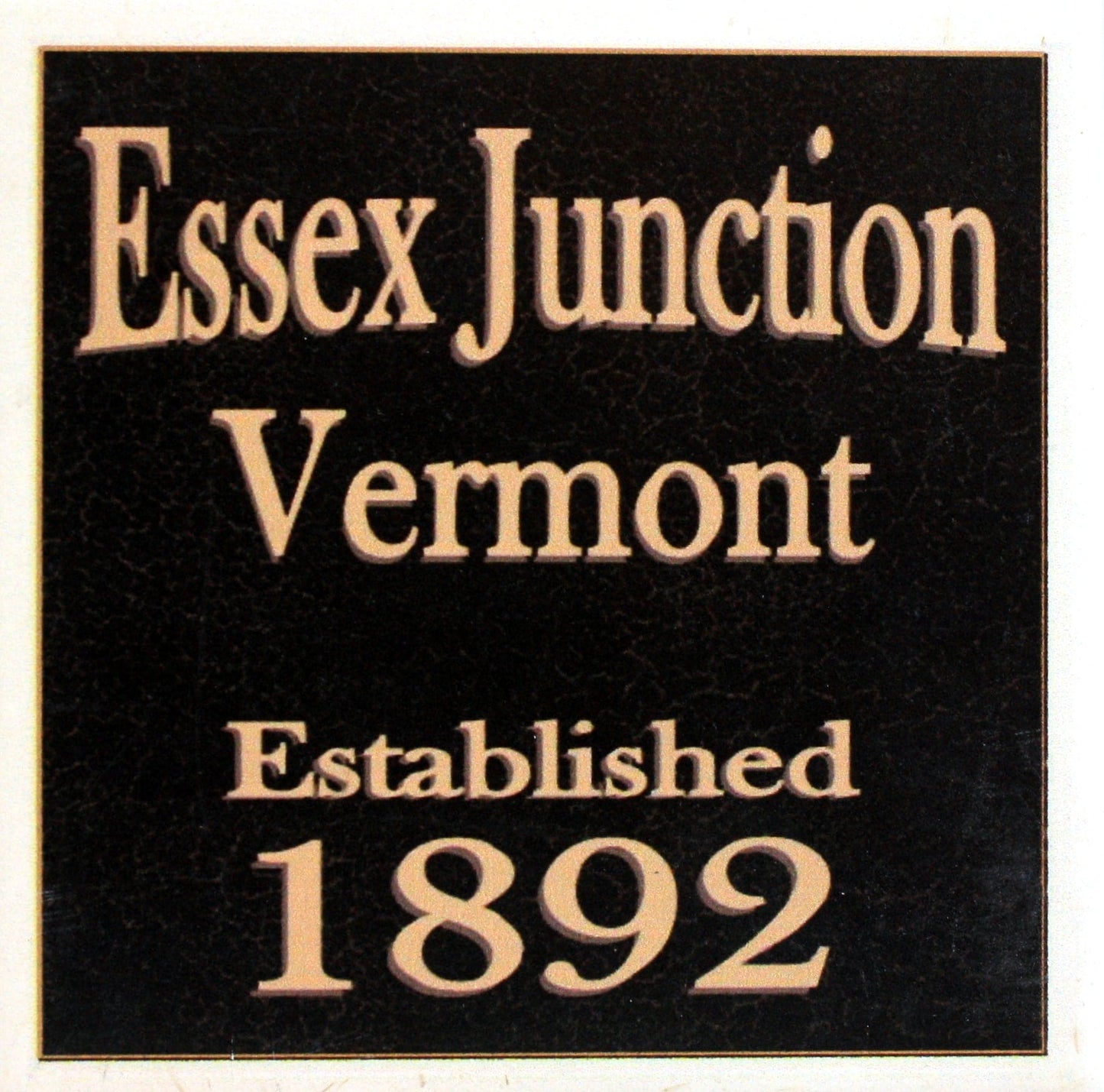 Local Towns Ceramic Coaster -  Essex Junction