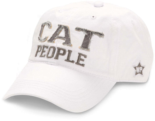 Cat People - White Adjustable Hat