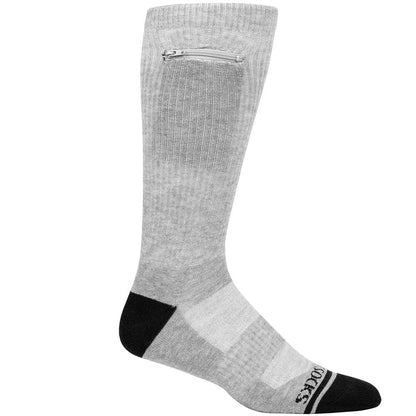 Pocket Socks - Crew Grey - Medium