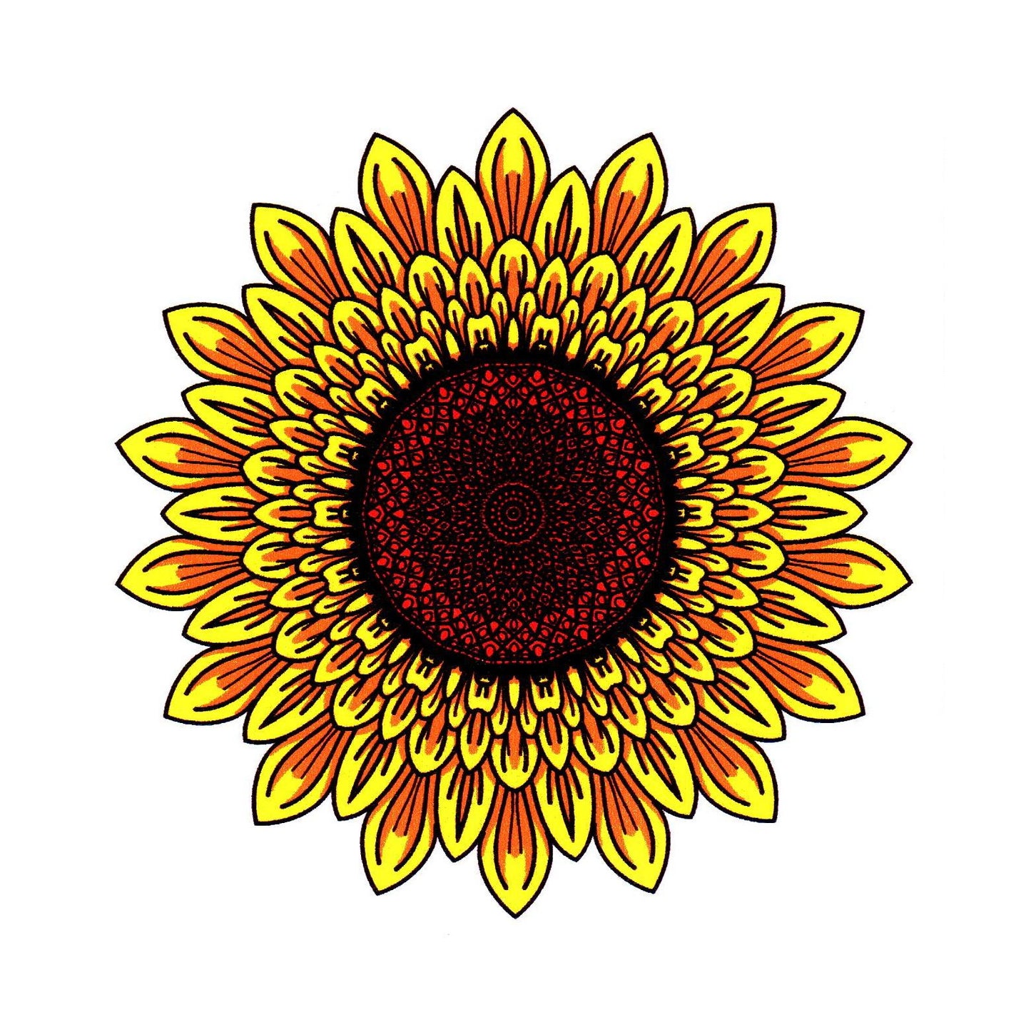 Sunflower Sticker