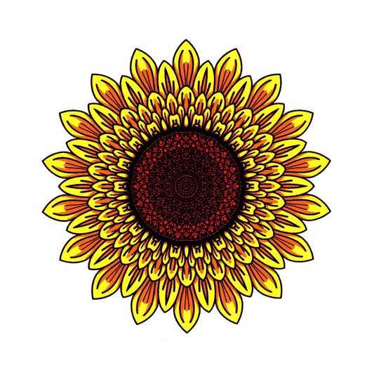 Sunflower Sticker