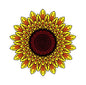 Sunflower Sticker