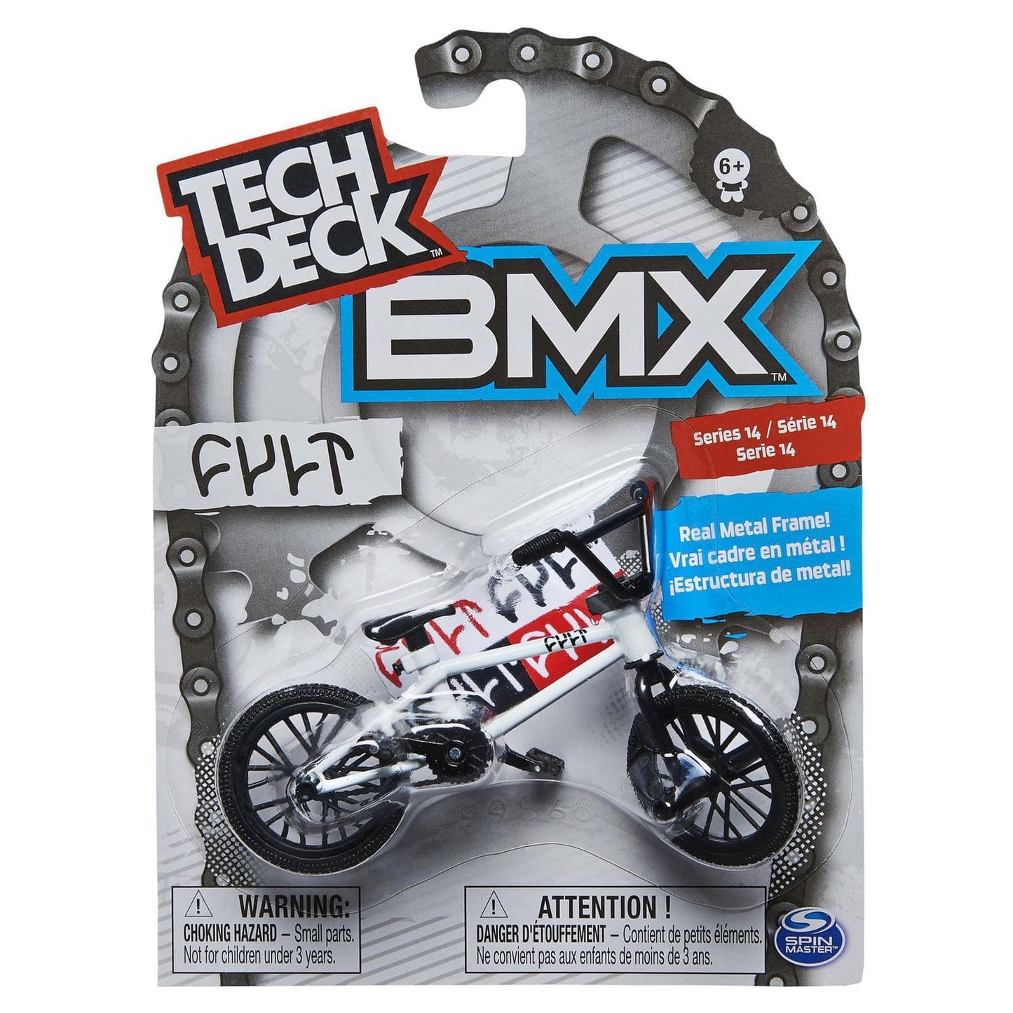 Tech Deck - BMX Finger Bike - Cult White