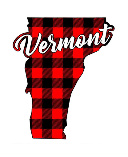 Vermont - Plaid State Sticker