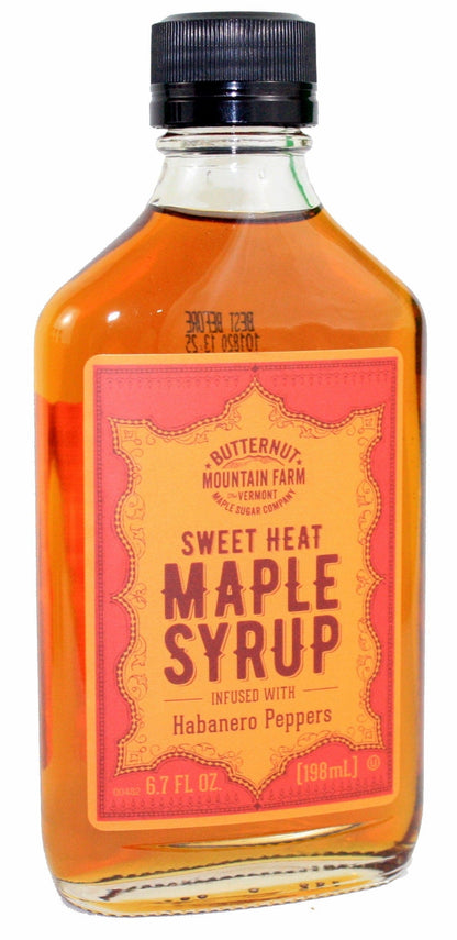 Sweet Heat Infused with Habanero Peppers Maple Syrup - 6.7 Ounce