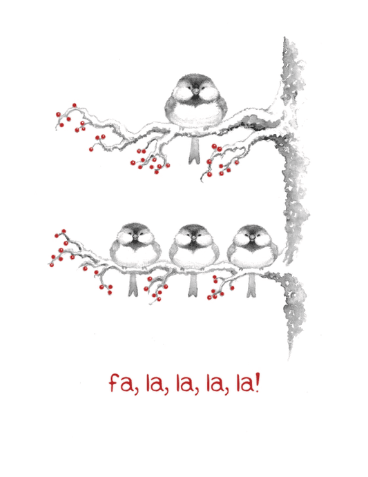 Chickadee - Christmas Card