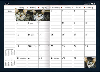 American Cat 2025 Monthly Pocket Planner