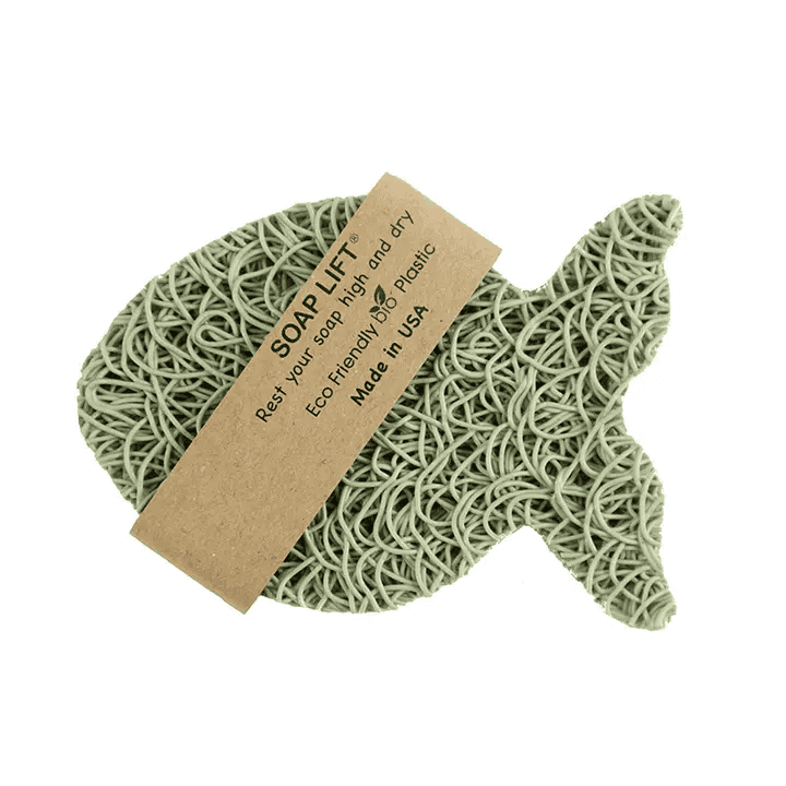 Fish Soap Lift Soap Saver - Sage