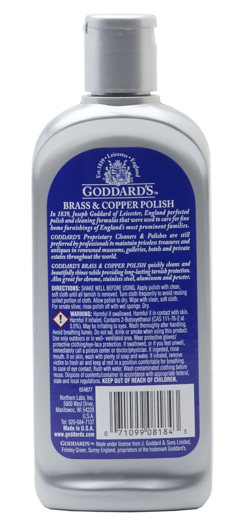 Goddard's Brass and Copper Polish - 7 oz.